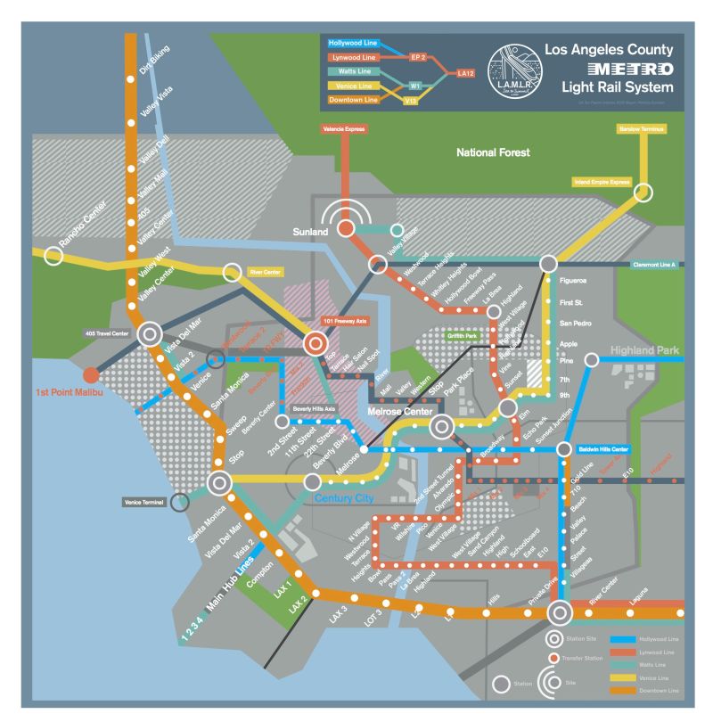 The future of LA Metro? And less buses?